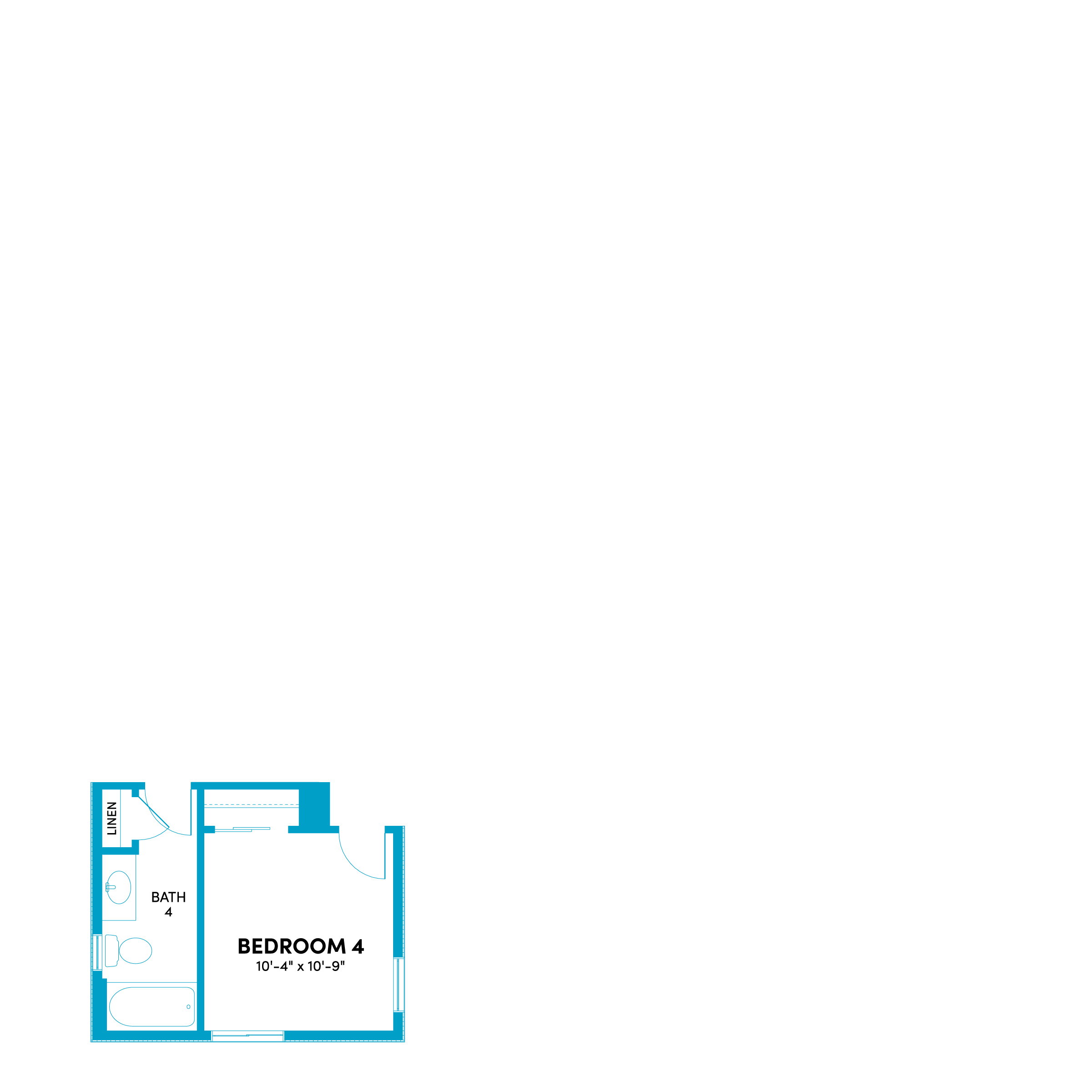 Plan 2 at Ivywood | 5 Bed Home with Loft in Menifee Plan 2 Optional Bath 4 at Bedroom 3