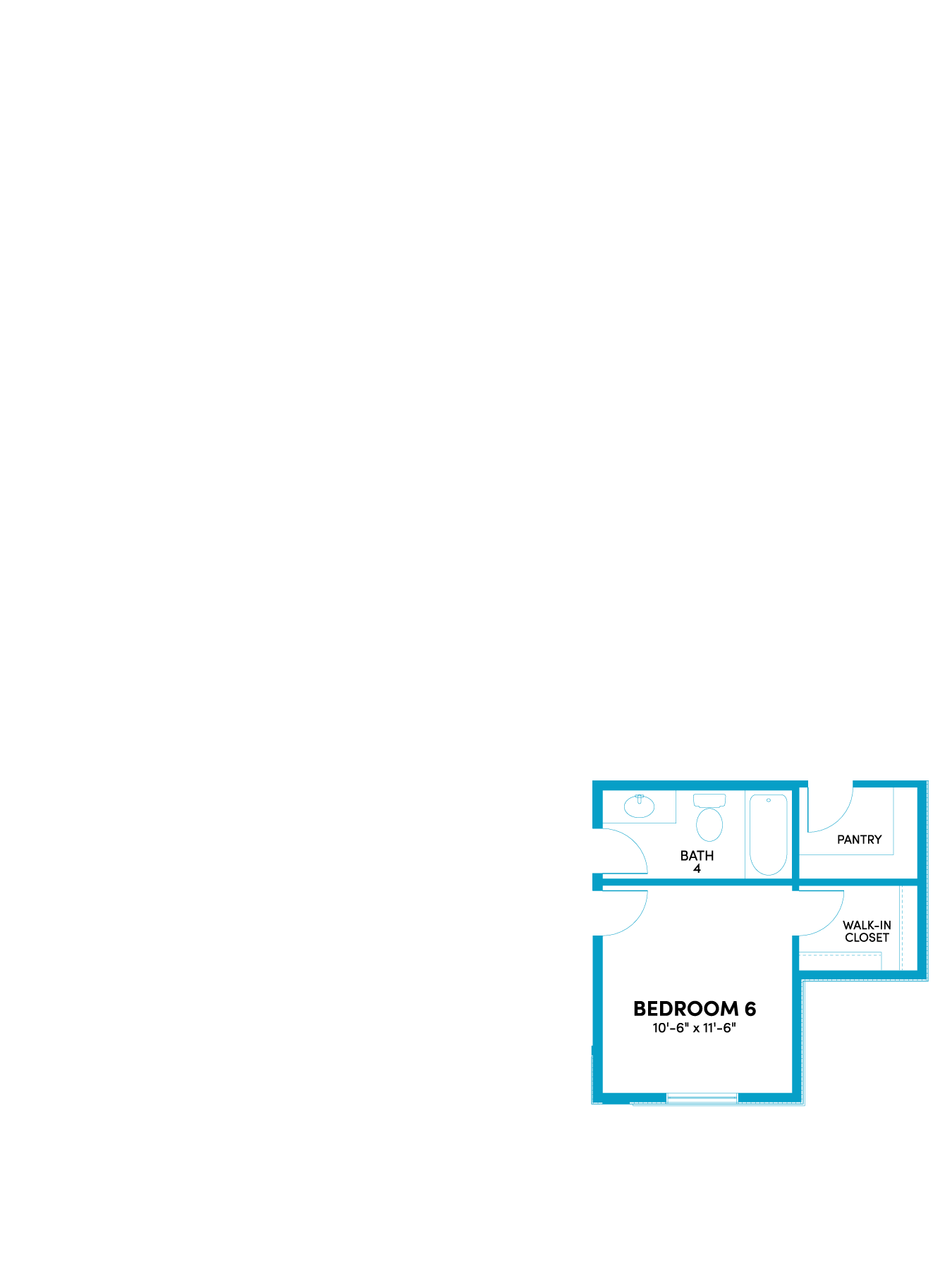 Plan 3 at Ivywood | 5–6 Bed Home with 4-Car Garage in Menifee Plan 3 Optional Bedroom 6 at Flex Room