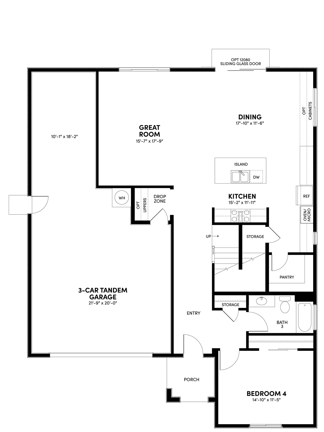 Plan 2 at Linden | 4–5 Bed Home with Tech Space in Menifee Plan 2 Main Floor